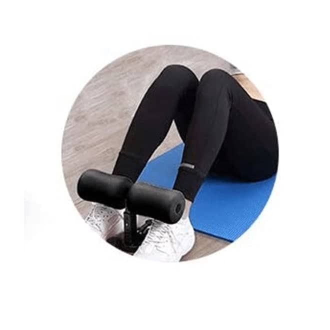 soporte abdominales en piso con ventosas fitness gym